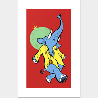 Disco Elephant in the Room! Posters and Art